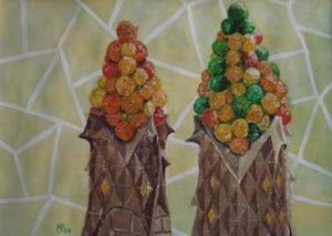 Voir le détail de cette oeuvre: Sagrada Familia tours